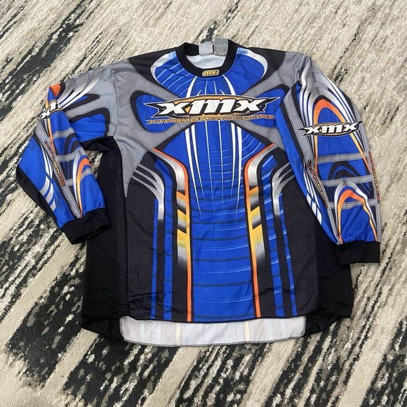 Vintage XMX Xtreme Motocross MX1 Racing Jersey Long sleeve Shirt size Large - Picture 1 of 5